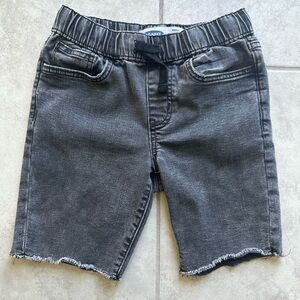 Old Navy Boys Jean Shorts (Faded Black) Karate Slim - Size M (8)